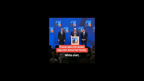 Trump responds to BBC journalist on U.S. missile sales to Ukraine at NATO press conference