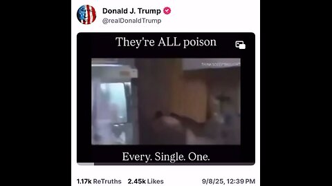 Trump just called vaccines “poison”…