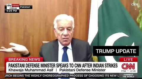Pakistan's Defence Minister humiliated on CNN after failing to provide proof of downed Indian jets