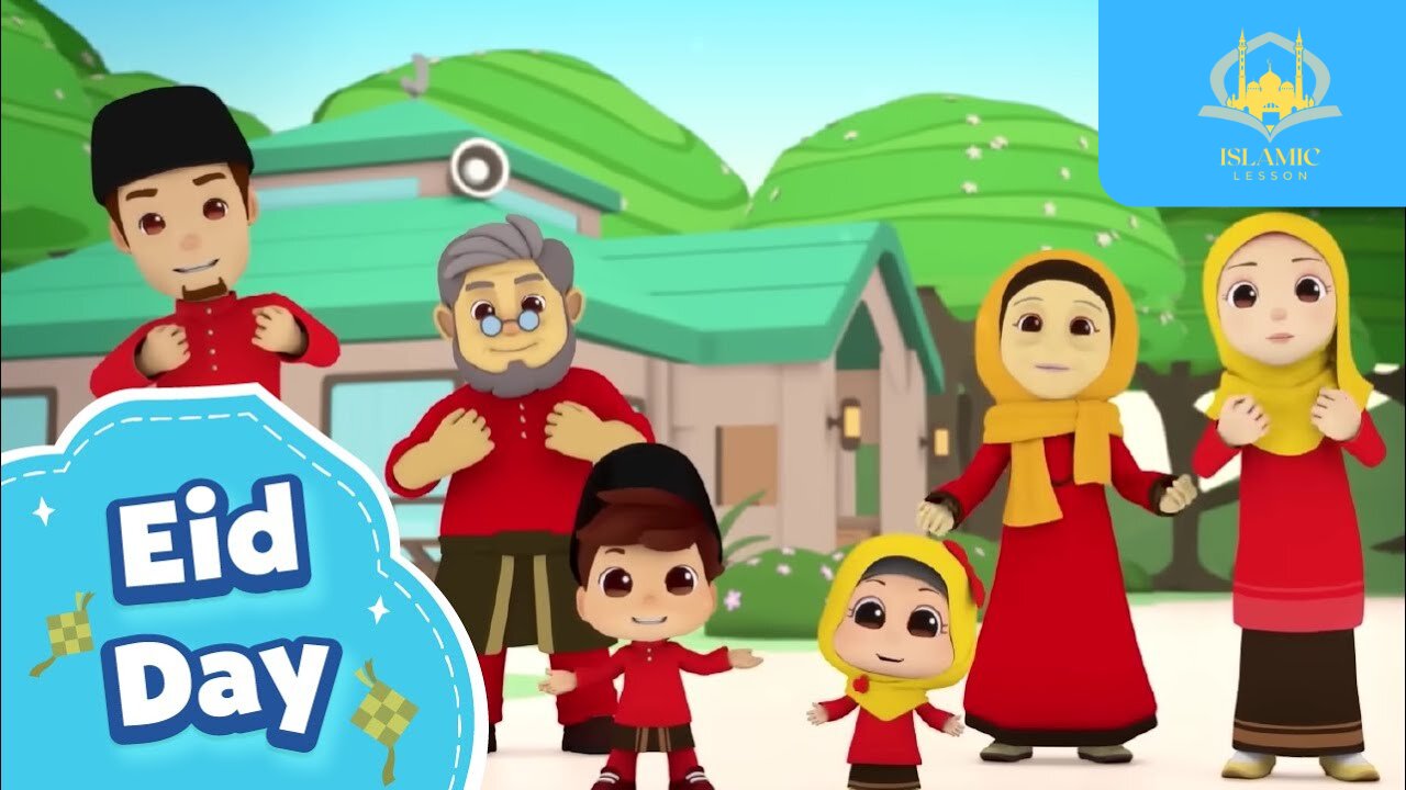 Eid Day 2024 | Omar & Hana English | Islamic Lesson