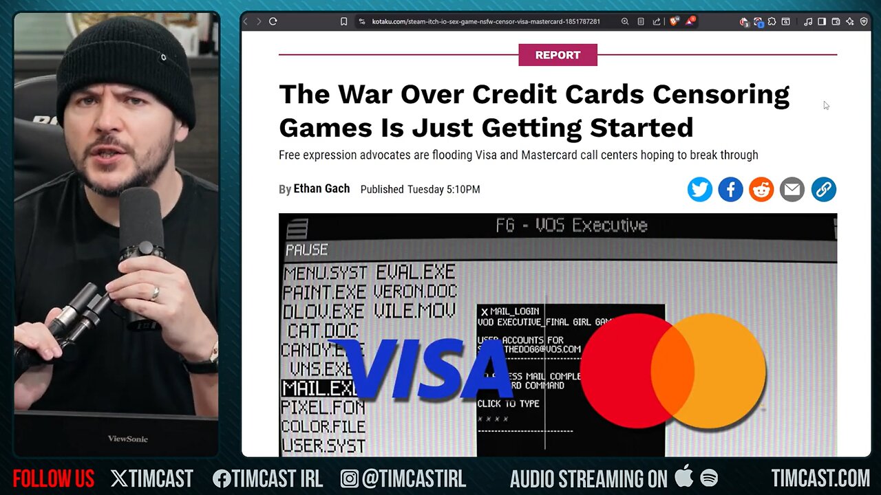 WAR! Visa & Mastercard BAN Video Games After FEMINIST OUTRAGE, But NEW LAW COULD STOP THIS