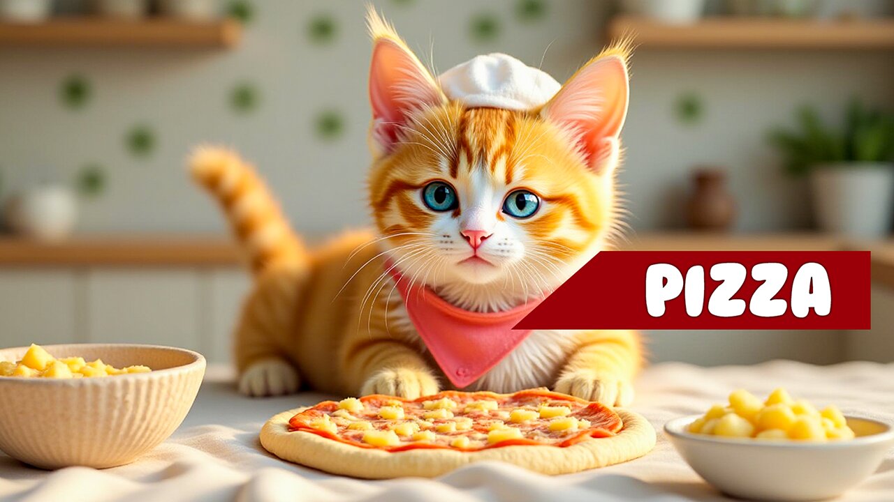 Kathy’s Purrfect Pizza Adventure. #cutecat #catfunny