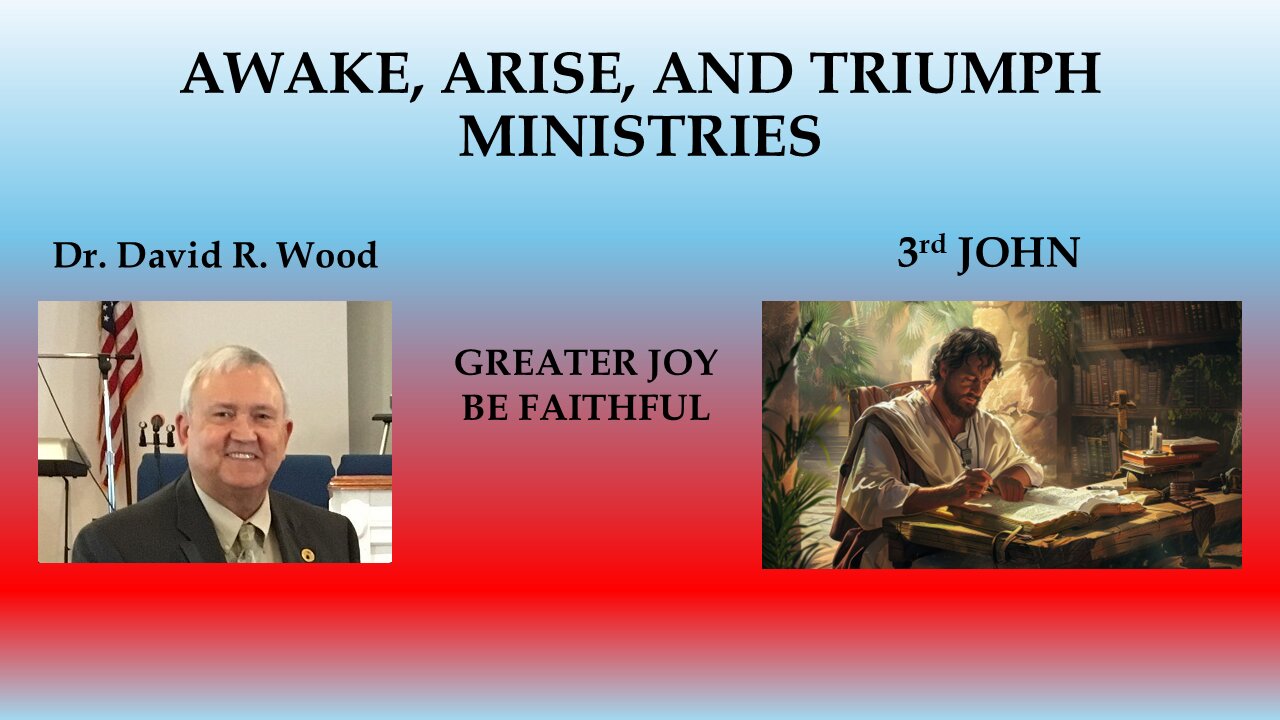 3rd JOHN - GREATER JOY