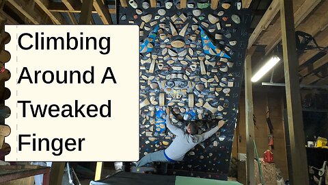 Climbing With A Tweaked Finger!!
