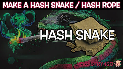 How-To Make a Hash Snake / Hash Rope / Hash Candy Cane