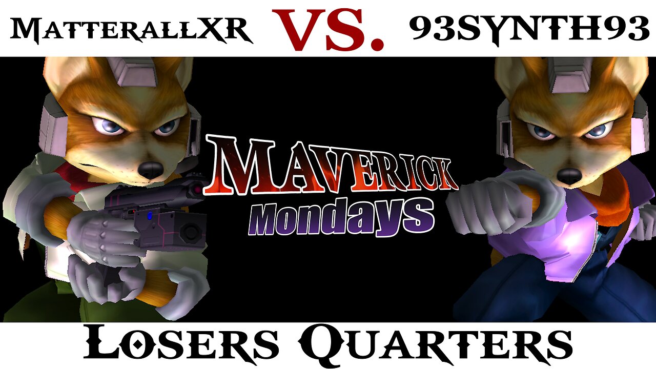 MatterallXR (Neutral Fox) vs. 93SYNTH93 (Blue Fox) - Losers Quarters | Maverick Mondays #2 SSBM
