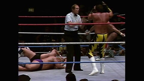 august-1985-Barry Windham & mike rotundo vs Brutus beefcake & Greg valentine
