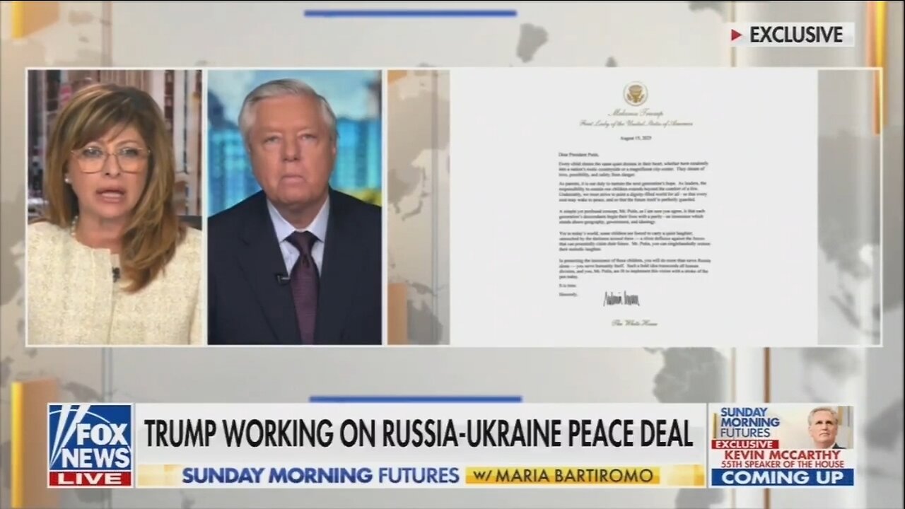 Sen Lindsey Graham: Putin Doesn't Care About Kids