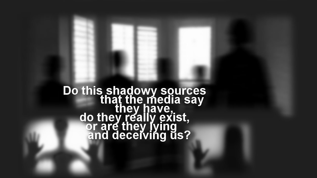 The fake news uses fake anonymous sources - August 30, 2025