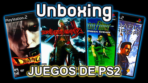 Unboxing de juegos de PS2 (Pack 1) : Syphon Filter the Omega Strain, Devil May Cry 2 y otros más