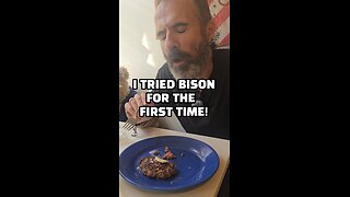 I tried Bison for the first time! Was it good? #bison
