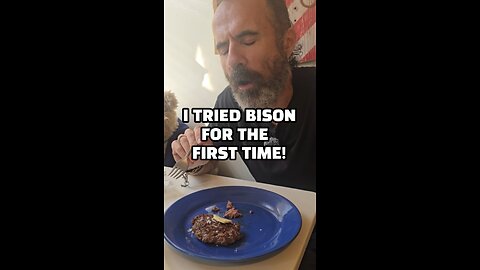I tried Bison for the first time! Was it good? #bison