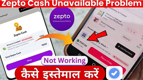 Zepto cash is temporarily unavailable 2025 | zepto wallet cash not working | Zepto Cash Unavailable
