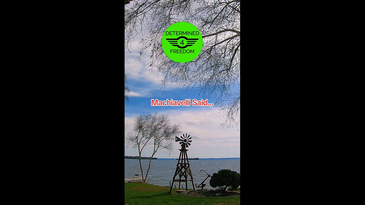 Machiavelli Said...