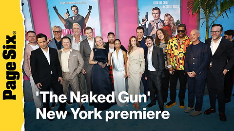 See the looks from 'The Naked Gun' New York premiere: Pamela Anderson, Liam Neeson, more