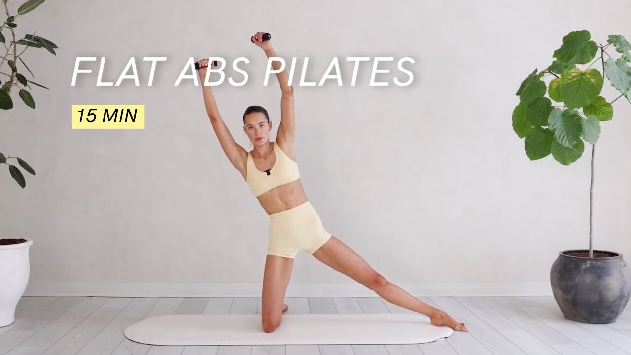 15 Min Flat Abs Pilates | Snatched Waist & Core Sculpt | No Equipment