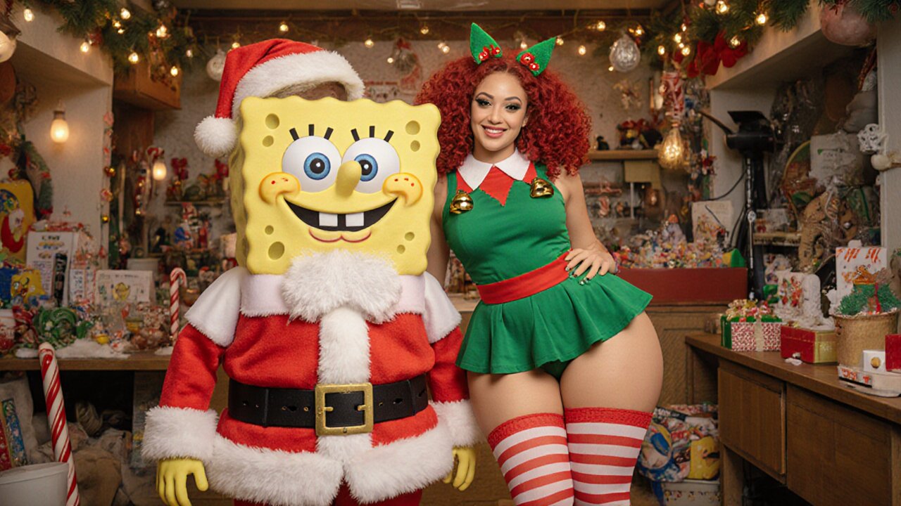 Glam Christmas Elf — Stunning Holiday Cosplay 🎄