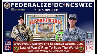 ⚡️ WWG1WGA ⚡️Trump to Smash DC Deep State? New Money Stalled? MAGA Rises! Derek Johnson, Brad Wozny