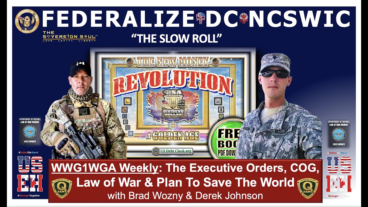 ⚡️ WWG1WGA ⚡️Trump to Smash DC Deep State? New Money Stalled? MAGA Rises! Derek Johnson, Brad Wozny