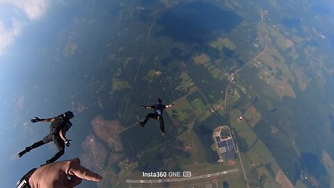 little tracking Skydive fun after a long weekend of training