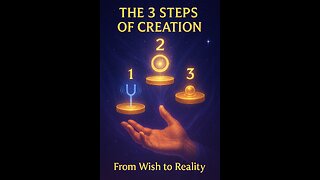 The Three Steps of Creation: Turn Wishes Into Reality #shorts