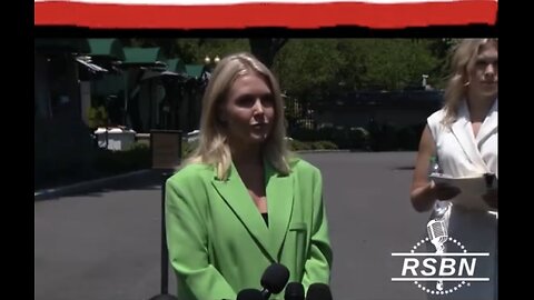 PRESS SECRETARY BRIEFS👩🏛️🌸📸MEDIA OUTSIDE THE WHITE HOUSE🎬🎤🏛️💫
