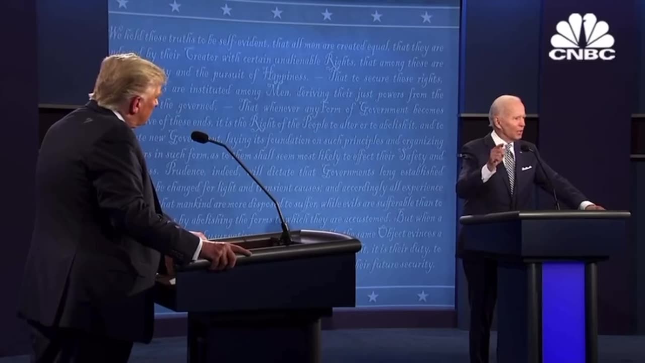 Antifa Idea or Militant Force Biden vs Trump Debate Flashback