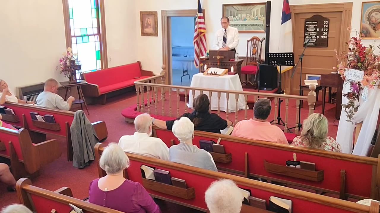 Vernon Chapel Sunday Service (Jer. Ch.17:5-7 God's Good News) led by Joseph Whitaker 7/13/2025