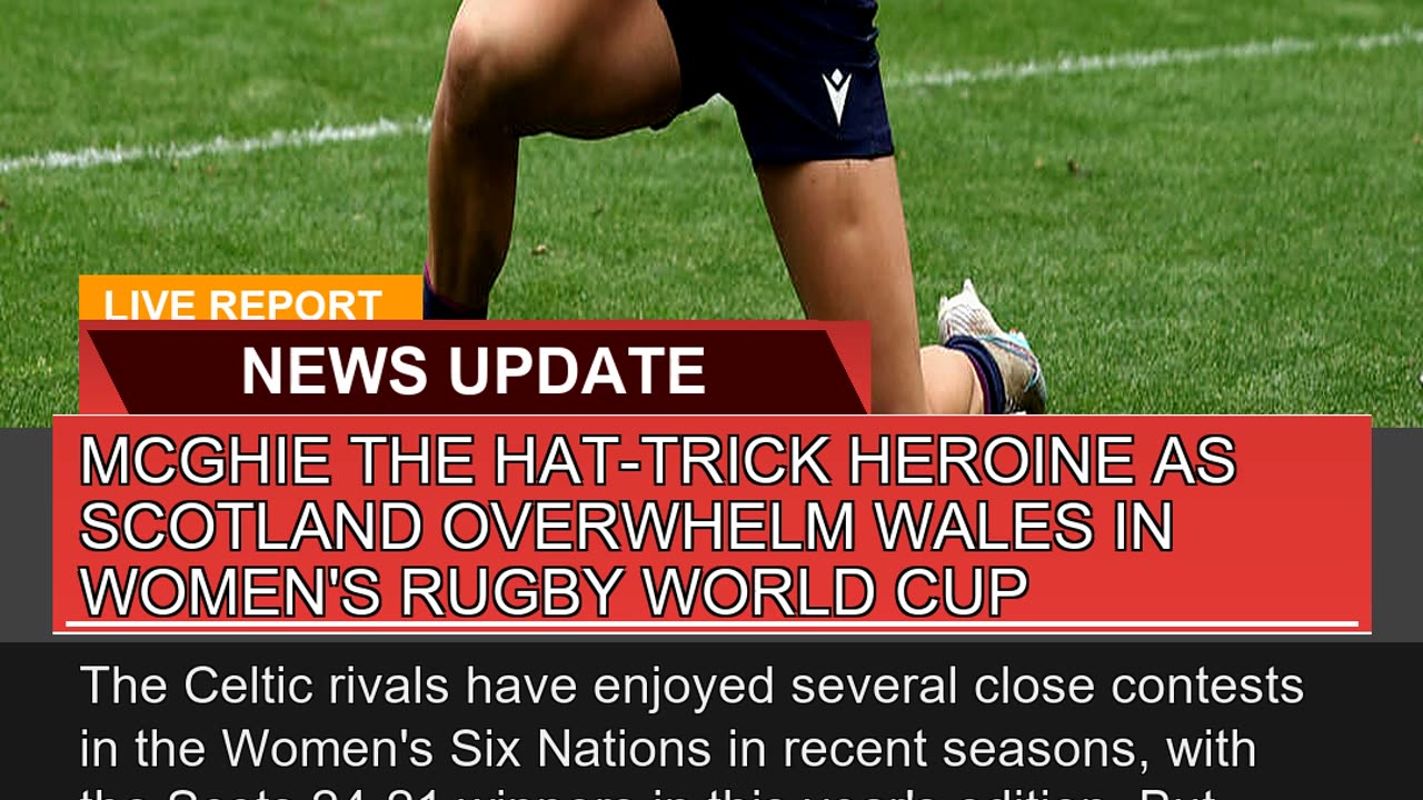 Mcghie the Hattrick Heroine as Scotland Overwhelm
