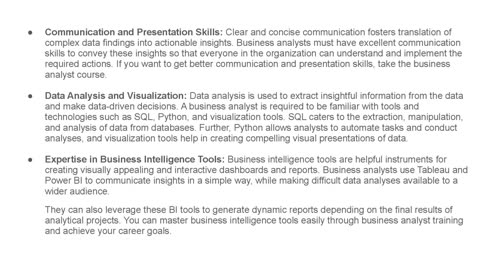 Data-Driven Decisions: Business Analyst Skills for the Modern Workplace