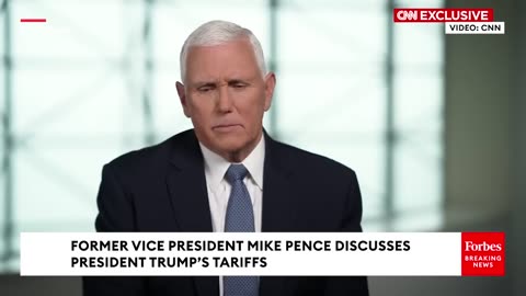 'I Do Have Concerns': Mike Pence Questions Effects Of Trump's Sweeping Tariffs