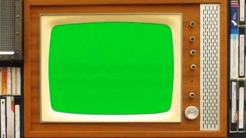 old TV green screen no copyright