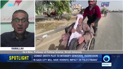 Forced displacement of Palestinians