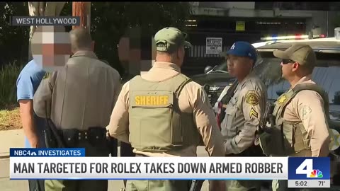 Man tries to steal Rolex, gets tackled in West Hollywood