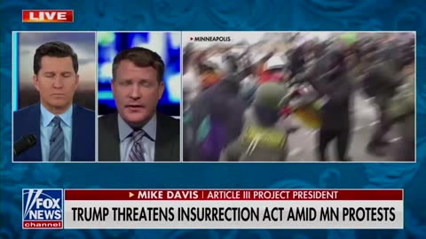 Mike Davis To Will Cain: Tim Walz and Jacob Frey Will Go To Prison If They Use Force Against ICE.