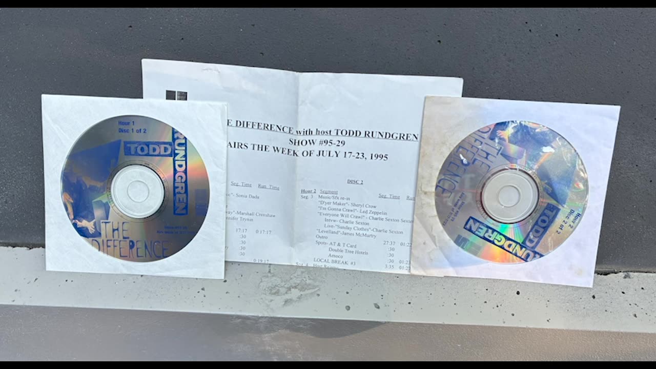 July 17-23, 1995 - 'The Difference with Todd Rundgren' (#95-29)