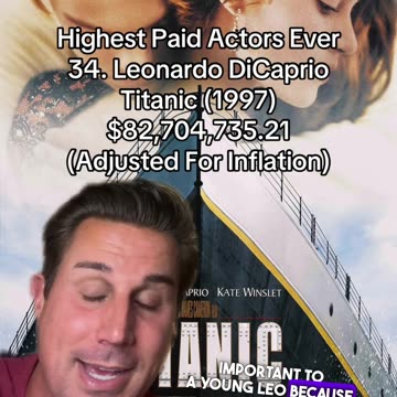 Leo Gets That Titanic Cash!!!