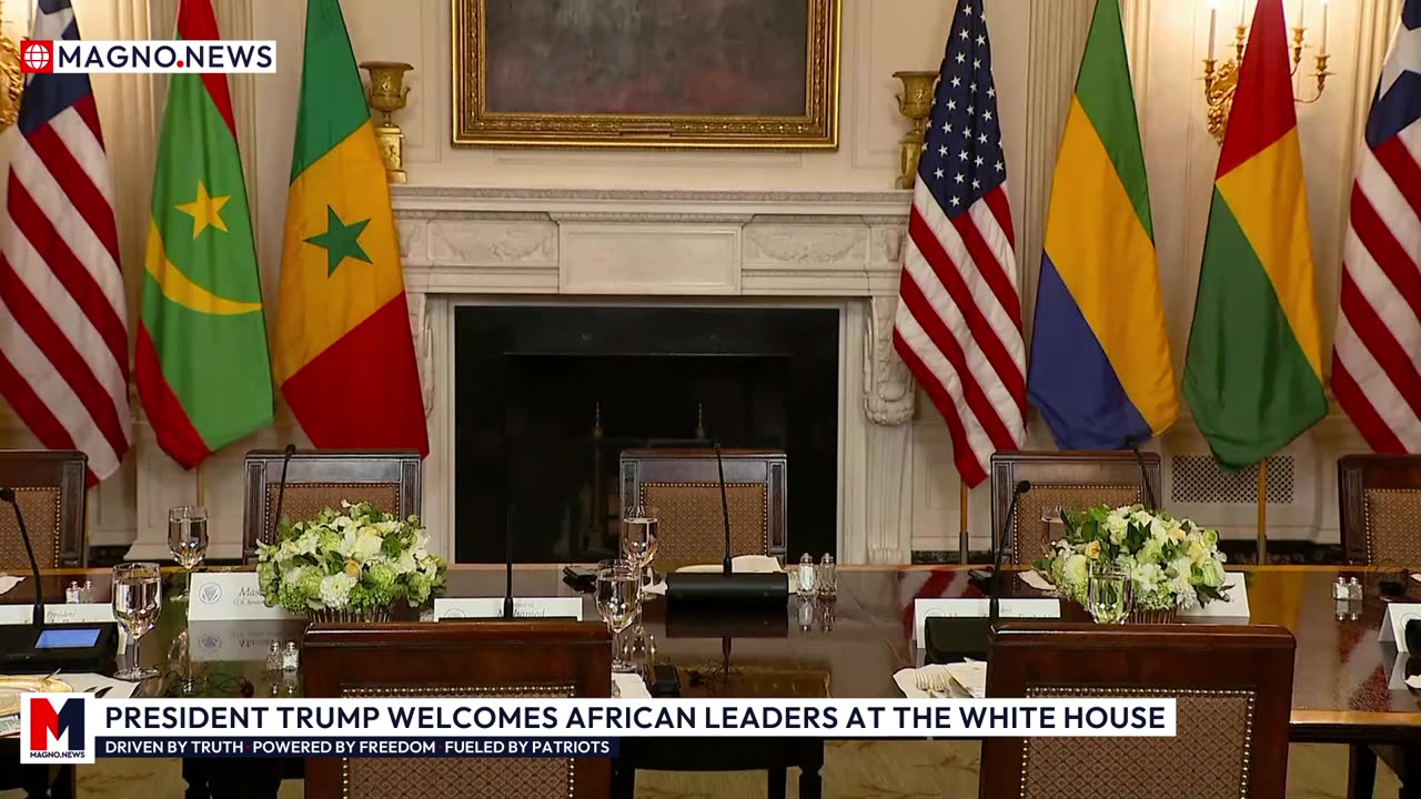 🇺🇸 President of Peace Donald Trump Welcomes Africa Leaders at The White House [LIVE]