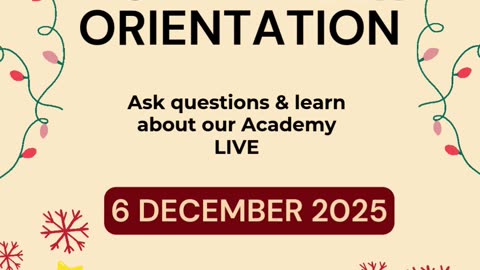 🎄 This Saturday! Non-Member Orientation