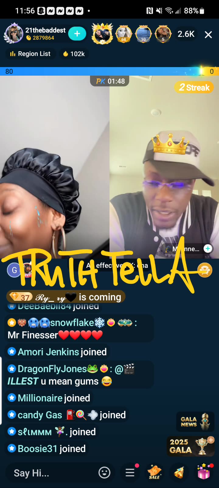 21BADBITCH LINED UP WITH FINESSE SATURDAY MORNING