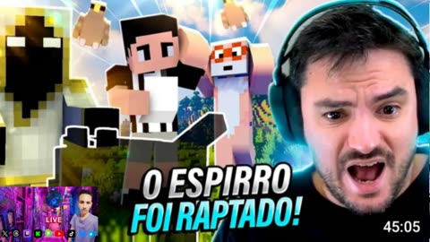 Reagindo a um grande influenciador jogando MINECRAFT