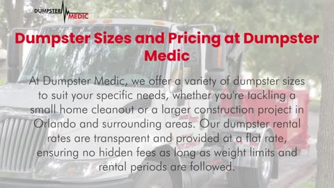 Affordable Dumpster Rentals in Orlando – No Hidden Charges!