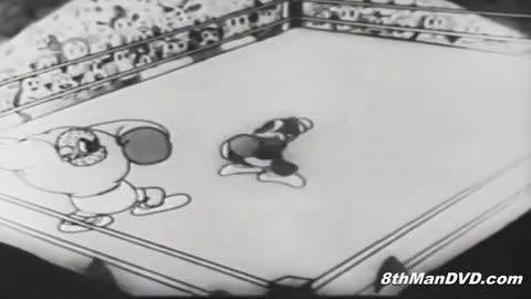 LOONEY TUNES (Looney Toons) BOSKO - Battling Bosko (1932) (Remastered) (HD 1080p)