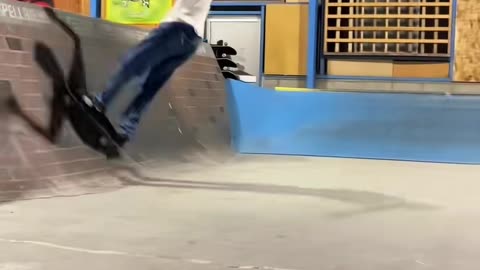 🤘🔥 Steep Drop Madness! Will He Stick The Landing? | SkateNation