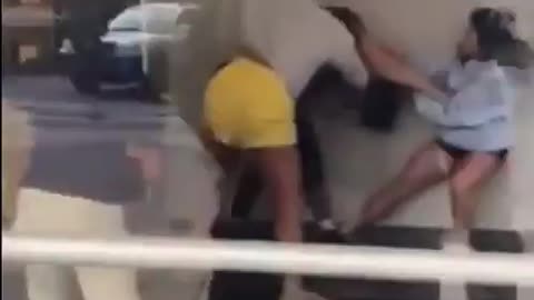 Used Her as a Mop | Brutal Street Fight Beatdown