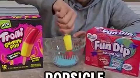 trolli gummy popsicle #funny #shorts #youtubeshorts #fyp