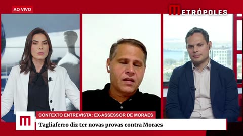 Tagliaferro faz denúncias contra Moraes: "Crime não se esconde". 2025/09/03