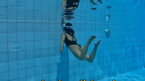 How to swim underwater without swimming