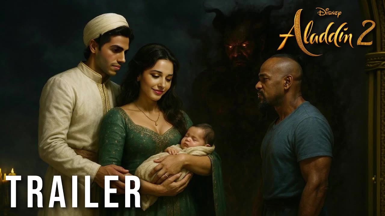 Aladdin 2- The Return of the Genie (2025) _ Will Smith, Naomi Scott, and Mena Massoud _ Concept