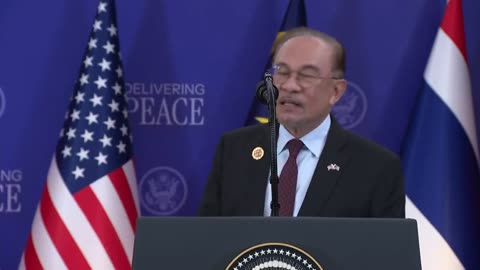 Malaysian Prime Minister @anwaribrahim thanks @POTUS for his role in securing peace
